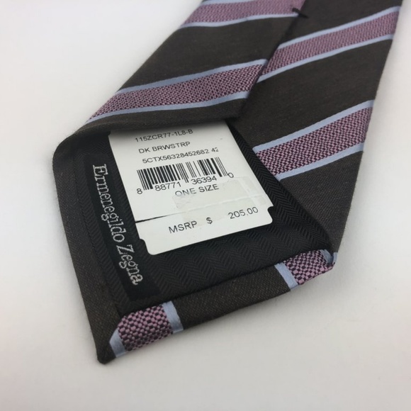 Ermenegildo Zegna 100% Silk Tie Necktie Blue Brown Floral - Etsy Ermenegildo Zenga Tie Silk/Cotton Blend Brown Blue
